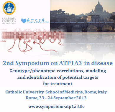 Toutes les informations disponibles sur le Site Officiel du Symposium sur le Gen ATP1A3